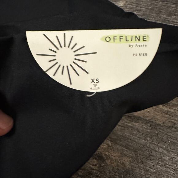 Offline by Aerie Black High Rise Biker Shorts BUNDLE XS - Picture 3 of 5